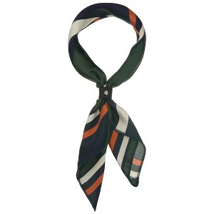 INSPIRE CHIC Women's Stripe Print Wrap Scarves Head Scarf Kerchief Neckerchief 1 Pc - 1 of 4