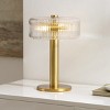 Dua Table Lamp - 17 Inch Height - TBL4606 - Clear/Brass - Safavieh - 4 of 4