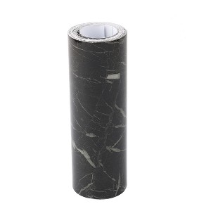 Unique Bargains Living Room Floor Self-adhesive Skirting Black Marble Wall waistline border Sticker 16.4 Ft - 1 of 4