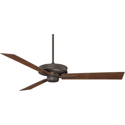 60" Casa Vieja Modern Indoor Outdoor Ceiling Fan with Remote Oil Rubbed Bronze Dark Walnut Damp Rated for Patio Porch