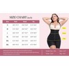 Voxshe Shapewear for Women High-Waist Bodysuit Tummy Control Firm Body Shaper Black - 3 of 4