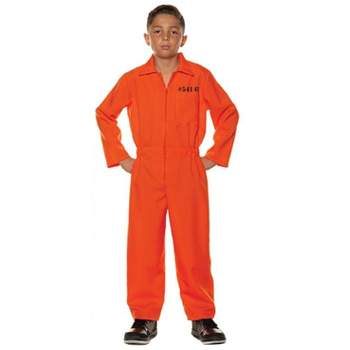 Underwraps Costumes Prisoner Jumpsuit Child Costume