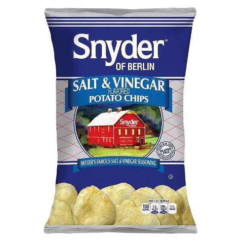 Snyder Of Berlin Salt N Vinegar Potato Chips 9 5 Oz Target