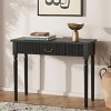 Hanaka 1 Drawer Console Table - CNS2312A - Black - Safavieh - 2 of 4