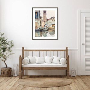 Amanti Art Sargents Venice Studies VIII by John Singer Sargent Wood Framed Wall Art Print - 1 of 4