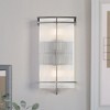 LNC Westystuer 2-Lights 7.5" W Mid-Century Modern  Luxury  Flush Mount Luxury Wall  Lights, Black and Clear Acrylic - 2 of 4