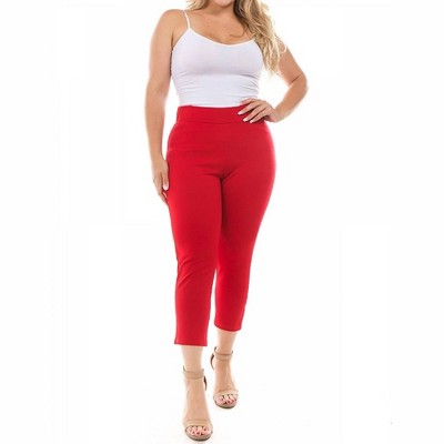Women's Crop Capri Ponte Legging - SPIN