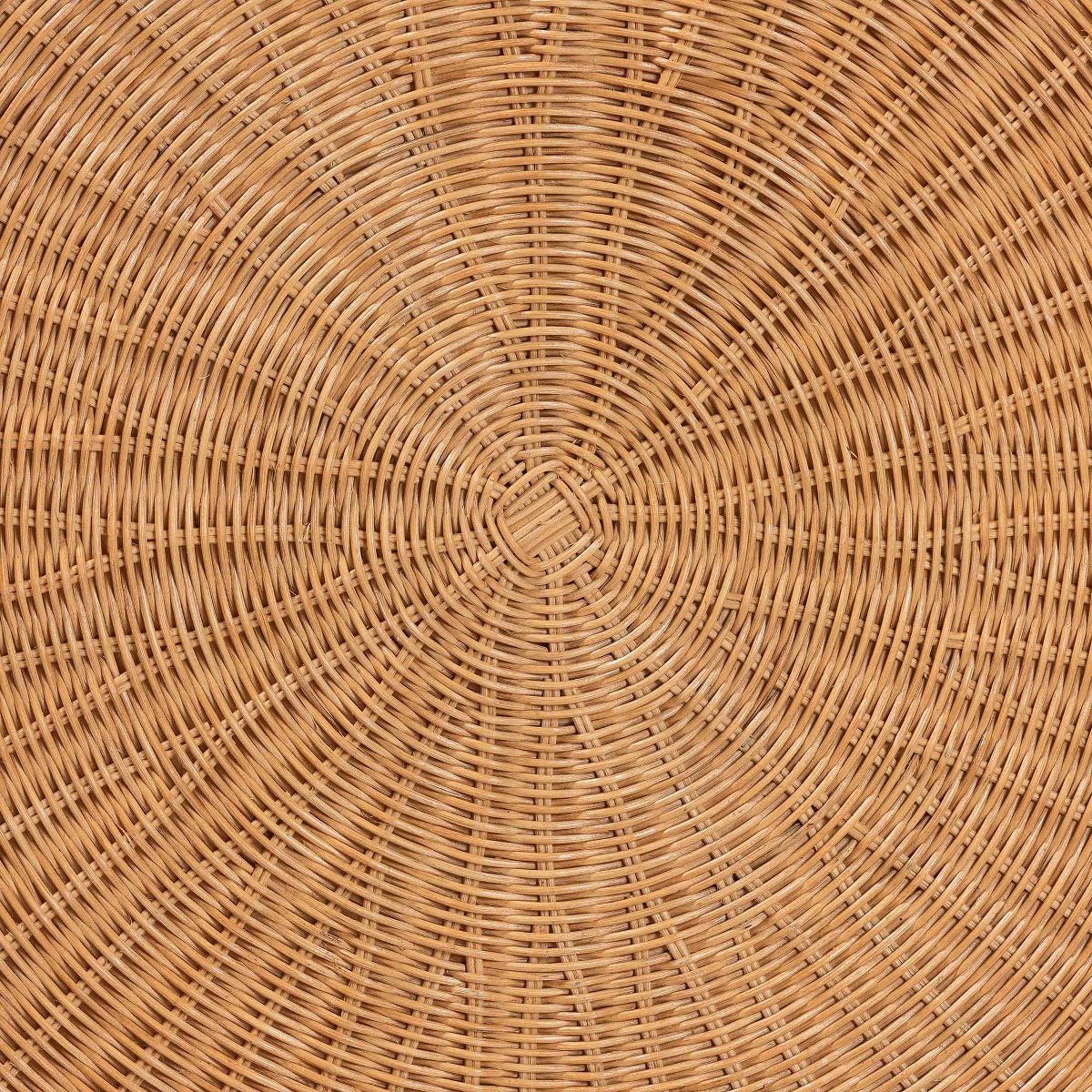 bali & pari Abel Natural Rattan Coffee Table with Splayed Legs Light Honey - thumbnail 6