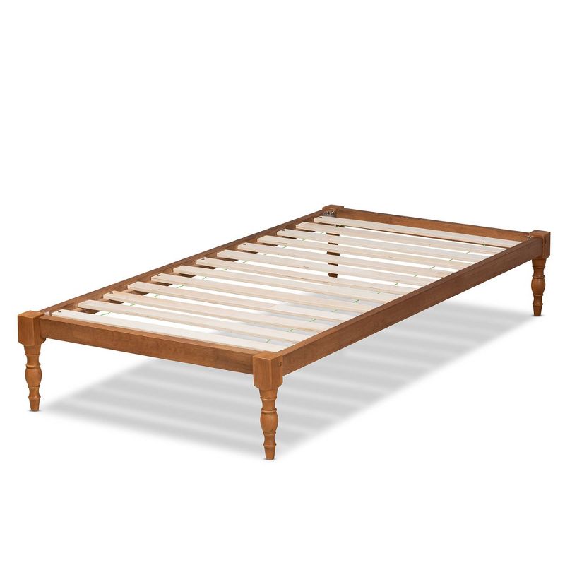 Twin Iseline Wood Platform Bed Frame Brown - Baxton Studio, 4 of 9