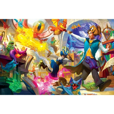 Toynk Dragon Daycare Fantasy Wizard Puzzle | 1000 Piece Jigsaw Puzzle