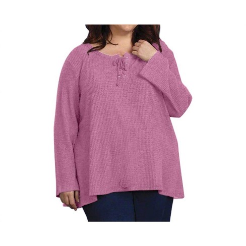 Women's Brushed Thermal Top - Plus - On The Plus Side - image 1 of 2