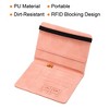 Unique Bargains PU Leather RFID Blocking Credit Card Passport Wallet 5.9" x 4.3" - 4 of 4