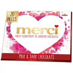 Merci Valentine's Finest Assortment of European Chocolates - 8.8oz