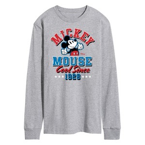 Men's - Disney - Mickey Mouse Long Sleeve Graphic T-Shirt - 1 of 4