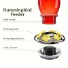 Kitcheniva Plastic Hummingbird Feeder with 6 Feeding Ports - Leak Resistant, Ant Resistant, Battery Free Operations - 3 of 4