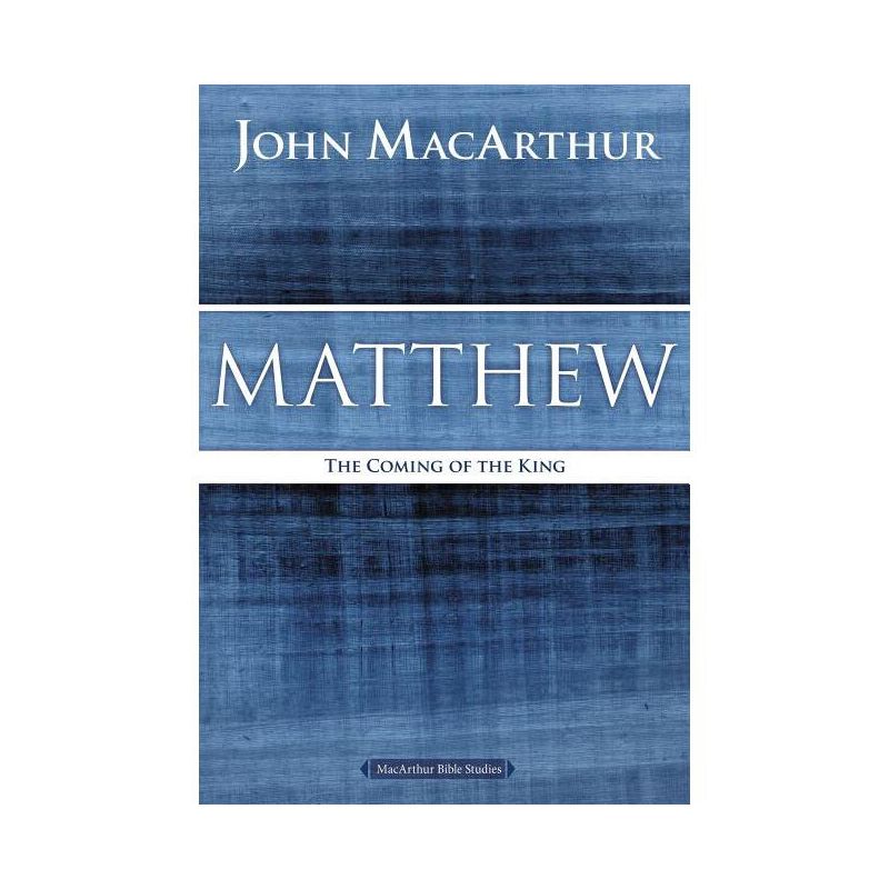 Matthew - (MacArthur Bible Studies) by  John F MacArthur (Paperback), 1 of 2