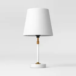 Stick Mini Table Lamp White (Includes LED Light Bulb) - Threshold™