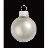 Northlight Metallic Finish Glass Christmas Ball Ornaments - 2.75" (70mm) - Silver - 12ct - 3 of 4