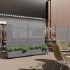 PexFix 72 in. H x 47 in. W Gray Metal Rectangle Wall Planter Box with Trellis for Climbing Plants - 4 of 4