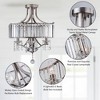 Maxax 16.5" Modern Elegant Crystal Flush Mount - 4 of 4