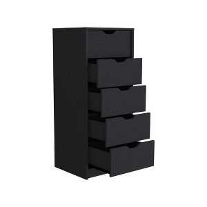 NicBex  5 Drawers Dresser for Bedroom, Modern Style Wooden Drawers with Free Handle,Dressers for Kids Room,Living Room,Entry and Hallway - 1 of 4