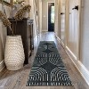 World Rug Gallery Bohemian Lines Washable Non Slip Area Rugs - 2 of 4