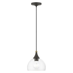 Livex Lighting Glendon 1 - Light Pendant in  Bronze/Antique Brass - 1 of 4