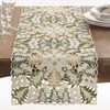 Saro Lifestyle Dining Table Runner With Christmas Tree Cutwork - 2 of 2