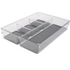 Lexi Home 4 Compartment Multi Purpose Acrylic Drawer Organizer - 3 of 4