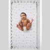 NoJo Disney Winnie the Pooh Hello Sunshine Grey and White Cloud Nursery Fitted Crib Sheet with Piglet and Tigger - 3 of 4