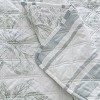 Martha Stewart 50"x70" Vine Flora Throw Blanket Green - 4 of 4