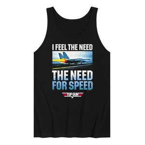 Men's - Top Gun - I Feel the Need Graphic Tank Top - 1 of 2