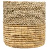 Northlight Set of 3 Tan and Brown Twist Woven Round Storage Baskets 13.75" - 4 of 4