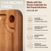 John Boos Block Prestige Edge Grain Maple Wood Reversible Cutting Board with Fluid Channel - 3 of 4