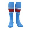 MK Socks Competitor OTC Baseball, Football Socks - Columbia Blue White Red. - 2 of 4