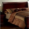 Sapphtopaz Bed Frame Solidwood Bed Frame with Headboard Sleigh Bed Bedroom Furniture - 2 of 4