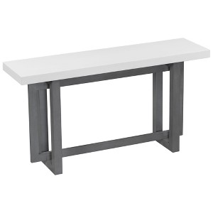 NicBex 59.1''Long Console Table Contemporary Wooden Minimalism Sofa Table behind Couch,Side Table for Entryway,Living Room - 1 of 4