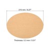 Unique Bargains Round Cardboard Kraft Paper 25 Pcs - 2 of 4