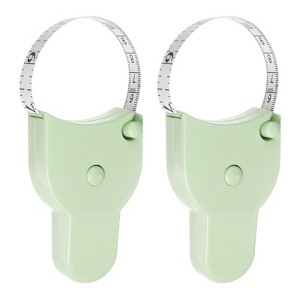 Unique Bargains Dual Side Automatic Retractable Tape Rulers and Measuring Tools 60 Inch/150cm 2 Pcs - 1 of 4