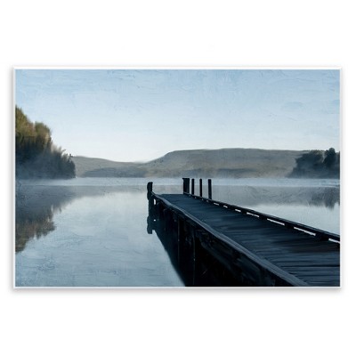 Stupell Industries Distant Lake Dock Wall Plaque Art