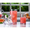 Le'raze Acrylic Drinking Glasses [Set of 18] Glassware Set Includes 6-17oz Highball Glasses, 6-13oz Rocks Glasses, 6-7 oz Juice Glasses - 3 of 4