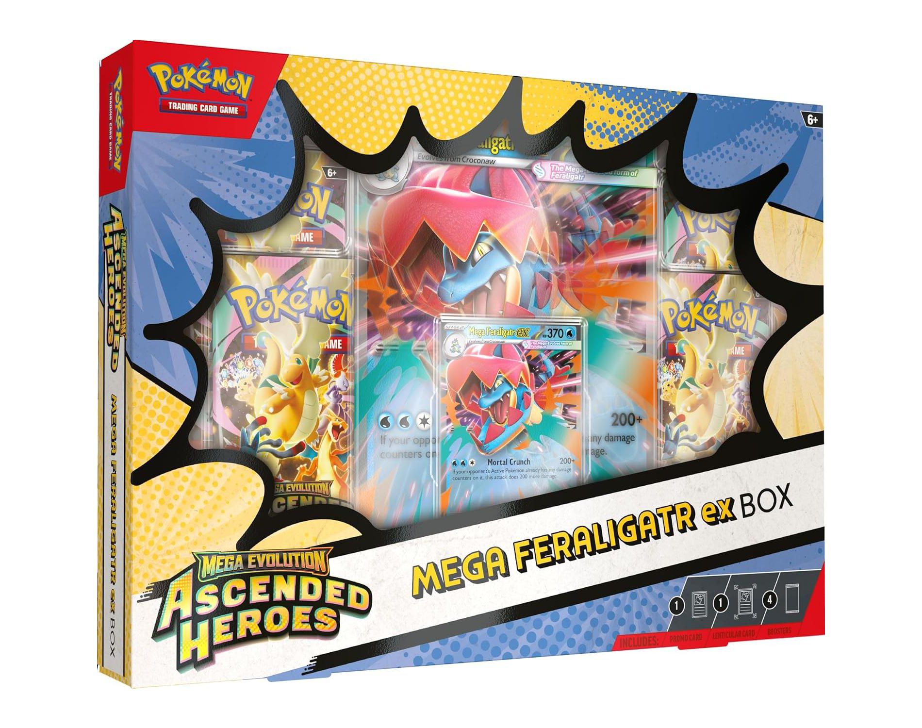 Pokemon TCG: Mega Evolution - Ascended Heroes Mega Feraligatr ex Box