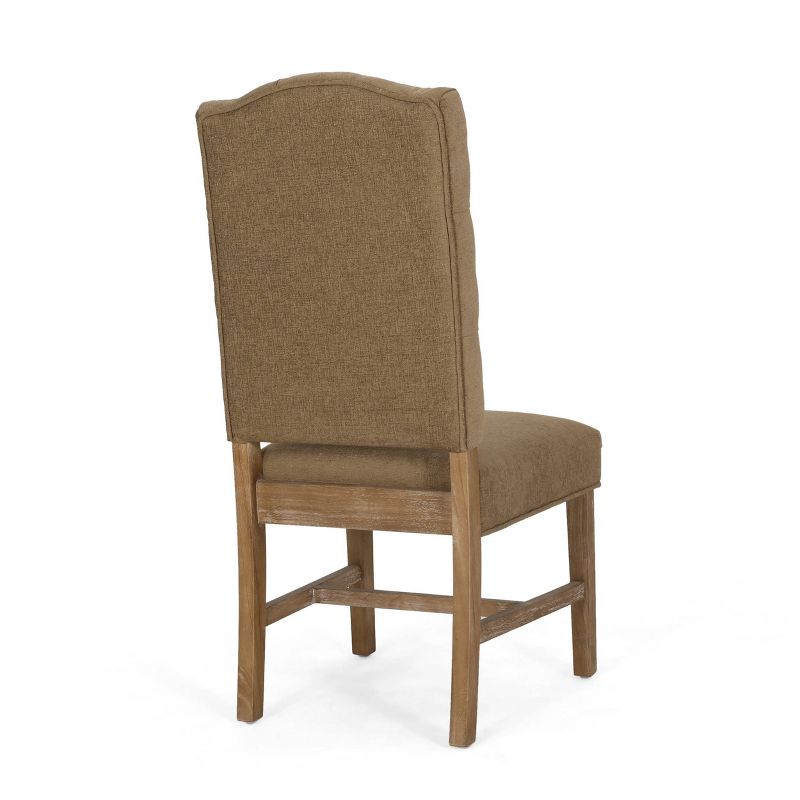 2pk Hyvonen Contemporary Fabric Tufted Dining Chairs - Christopher Knight Home, 5 of 13