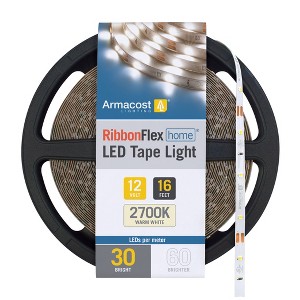 Armacost Lighting RibbonFlex Home 12V White LED Strip Light Tape 30 LED/m Cabinet Lights - 1 of 1