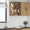 CLIHOME Open 4-Tier Storage Wall Kitchen Storage Cabinet for Modern Living Spaces - 2 of 4