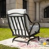 Steel Spring Patio Accent Chair - Lokatse
 - 2 of 4