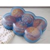 Fresh Keeper Reusable Air Tight Muffin Storage Container: BPA-Free, Microwave & Dishwasher Safe, Blue, 2-Piece Set - 2 of 4