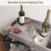 Bar Carts for The Home, Bar Cart, Serving Cart with Wheels - 4 of 4