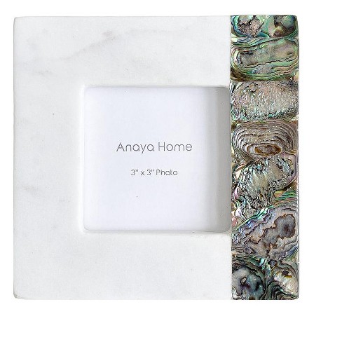 Mother of Pearl White Marble Decor Box (Large) - Anaya