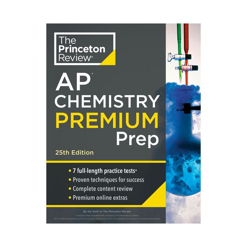 Princeton Review AP Chemistry Premium Prep, 25th Edition - (College Test Preparation) by  The Princeton Review (Paperback), 1 of 2